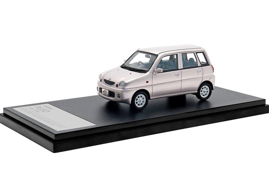 [ Back-order ] Hi-Story HS432PK 1:43 SUBARU PLEO NICOT (2002) Frosty Rose Metallic Resin