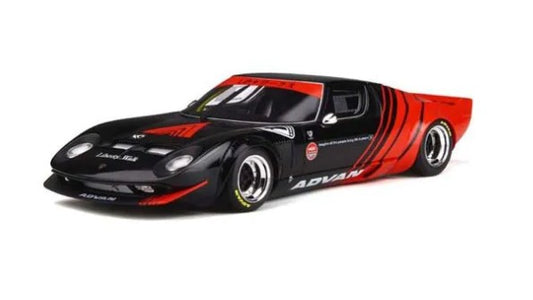 GTS033KJ GT SPIRIT 1:18 LB WORKS Miura Black / Red