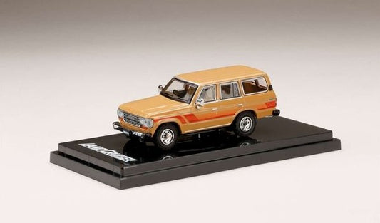 [ Back-order ] Hobby Japan HJ642039BBG 1:64 Toyota LANDCRUISER 60 GX 1988/Option Side Sticker Beige