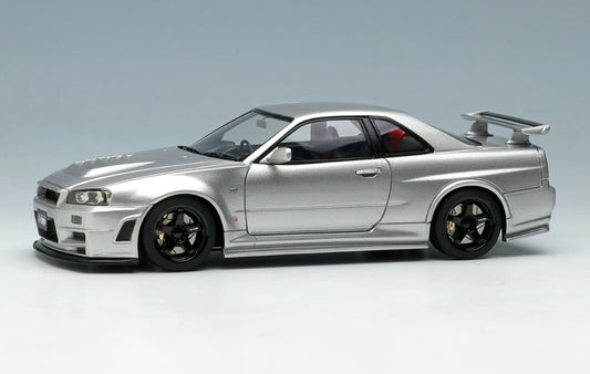 [ Back-order ] Make Up EIDOLON EM396A 1:43 NISMO R34 GT-R Z-tune Silver