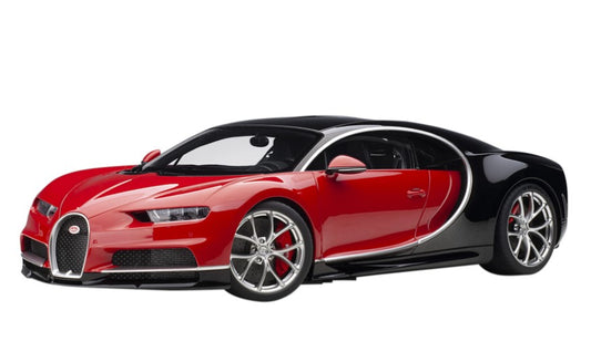 [ Back-order ] AUTOart 12113 1:12 Bugatti Chiron 2017 Red / Black