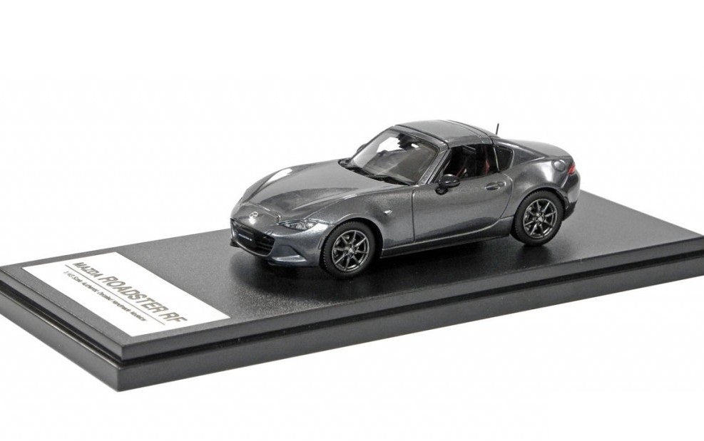 [ Back-order ] Hi-Story HS255MG 1:43 MAZDA ROADSTER RF RS (2016) Machine Gray Premium Metallic Diecast