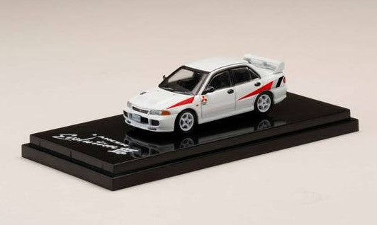 [ Back-order ] Hobby Japan HJ642010CW 1:64 Mitsubishi Lancer RS Evolution III Rally Stripe