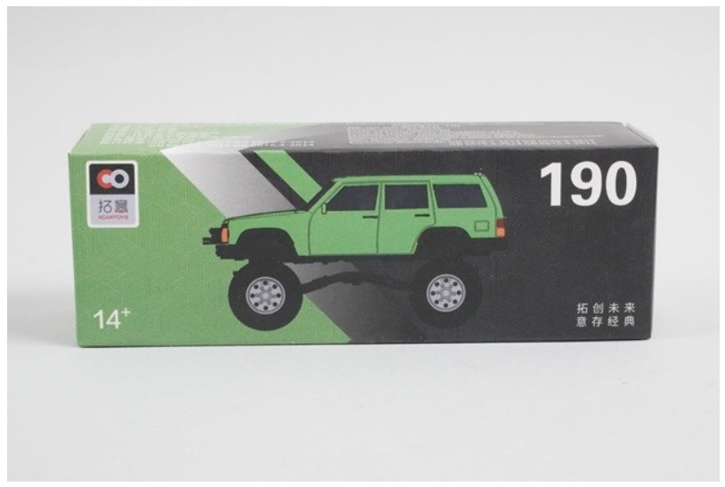190 拓意 XCARTOYS 1:64 Jeep Cherokee Green