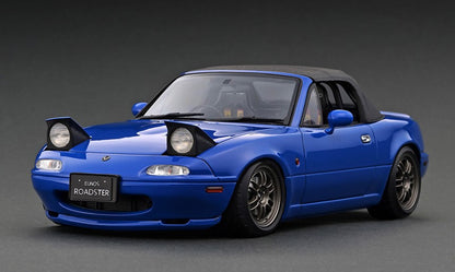 IG3199 ignition model 1:18 Mazda Eunos Roadster Eunos Roadster (NA) Blue Resin