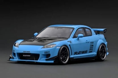 [ Back-order ] ignition model IG3178 1:18 Mazda RX-8 (SE3P) RE Amemiya Light Blue