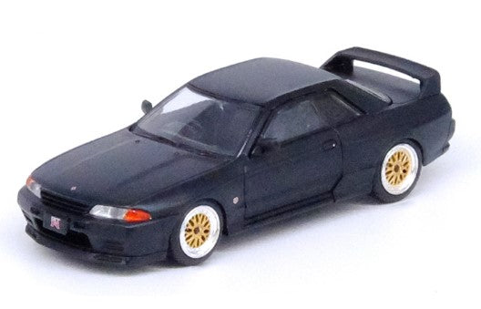 [ Back-order ] INNO Models IN64-R32-MB 1:64 Skyline GT-R R32 Matte Black The Diecast Company Special Edition