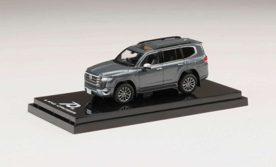 [ Back-order ] Hobby Japan HJ641050AGM 1:64 Toyota Land Cruiser (JA300W) ZX Gray Metallic / Black interior