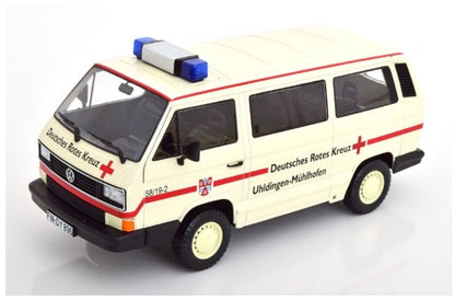 KKDC180968 KK scale 1:18 Volkswagen VW Bus T3 Syncro 1987 German Red Cross