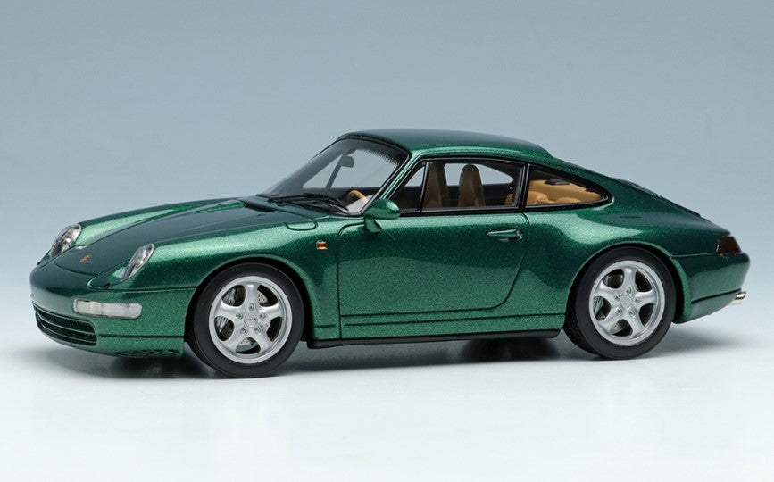 [ Back-order ] Make Up VISION VM145D 1:43 Porsche 911(993) Carrera 4 1995 Dark Green Metallic