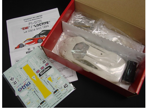 [ Back-order ]STUDIO27 LPE2407 1:24 F1 GTR EMI/Locktite #40/41 LM 1998 Multimedia Kit