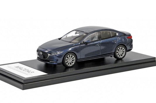 [ Back-order ] Hi-Story HS259DB 1:43 MAZDA3 SEDAN (2019) Deep Crystal Blue Mica Diecast