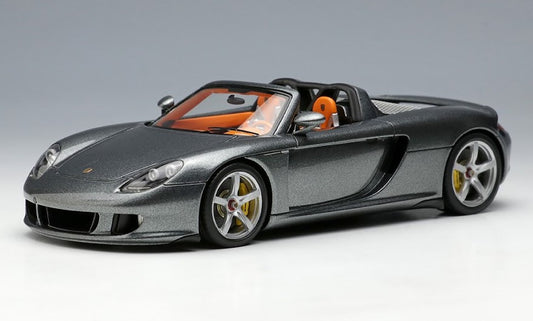 [ Back-order ] Make Up EIDOLON EM566E 1:43 Porsche Carrera GT 2004 Slate Gray Metallic