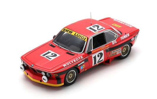 43SPA1974 SPARK 1:43 BMW 3.0 CSI #12 Winner 24H Spa 1974 J.Xhenceval - A.Peltier - P.Dieudonne