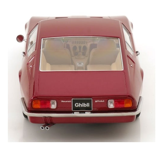 KKDC181273 KK scale 1:18 Maserati Ghibli Coupe 1969 Red Metallic