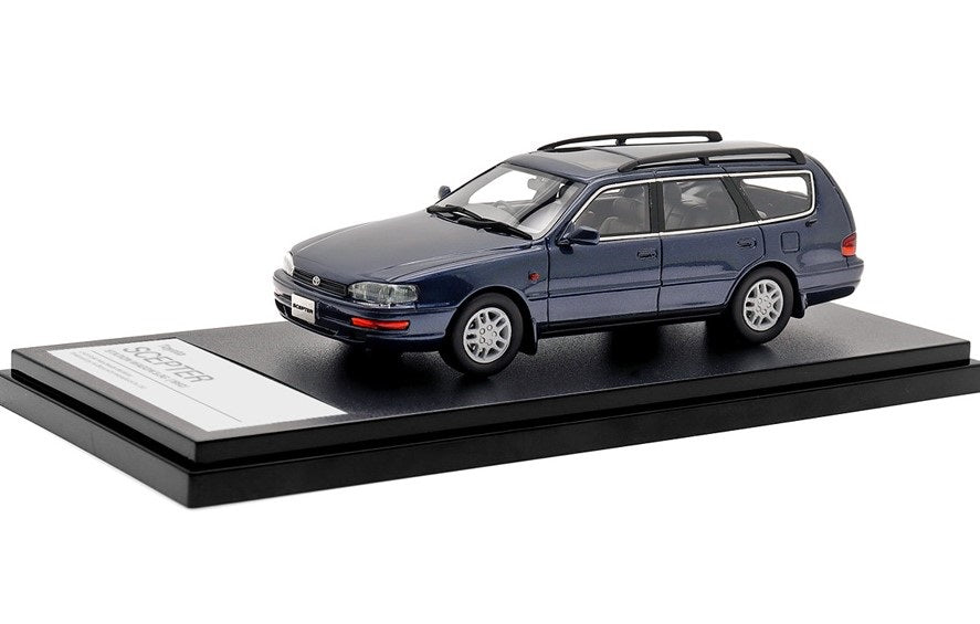 [ Back-order ] Hi-Story HS412BL 1:43 Toyota SCEPTER STATION WAGON 3.0G (1992) Dark Blue Mica Resin