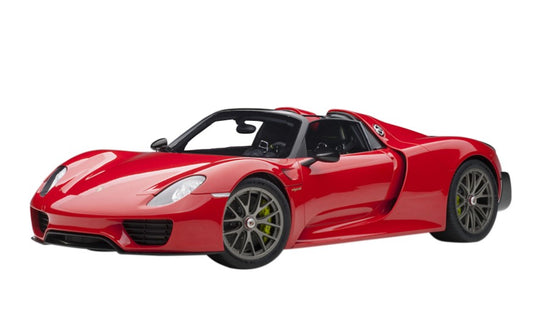 [ Back-order ] AUTOart 12122 1:12 Porsche 918 Spyder Weissach Package Red