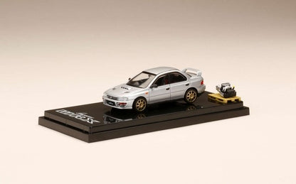 [ Back-order ] Hobby Japan HJ642013BS 1:64 Subaru IMPREZA WRX (GC8) 1992 Customized Version with Engine Display Model