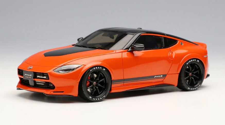 [ Back-order ] Make Up EIDOLON EM650 1:43 Nissan Fairlady Z Customized Proto Tokyo Auto Salon 2022 Orange