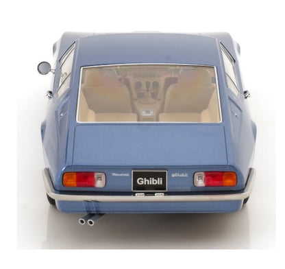 KKDC181271 KK scale 1:18 Maserati Ghibli Coupe 1969 Blue Metallic
