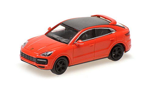 [ Back-order ] MINICHAMPS 870069121 1:87 Porsche Cayenne Coupe 2019 Orange model car