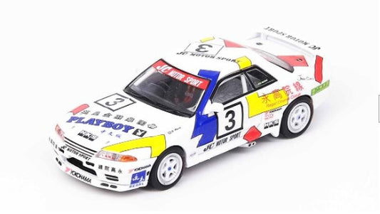 [ Back-order ] INNO Models IN64-R32-MGP20PB 1:64 Skyline GT-R R32 "Team HKS" #3 Macau Guia Race 1991