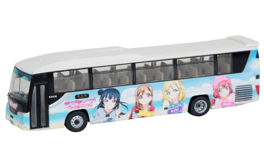 [ Back-order ] TOMYTEC 301615 The Bus Collection / Bus Colle Fuji-Q City Bus Love Live! Sunshine!! Wrapping Bus Diorama Supplies