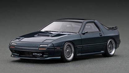 IG2945 ignition model 1:43 Mazda Savanna RX-7 Infini (FC3S) Green Resin