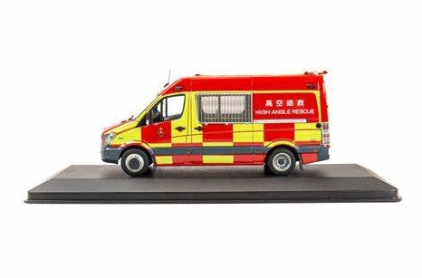 [ Back-order ] TINY ATC43129 1:43 Mercedes Benz Sprinter Hong Kong Fire Department HART