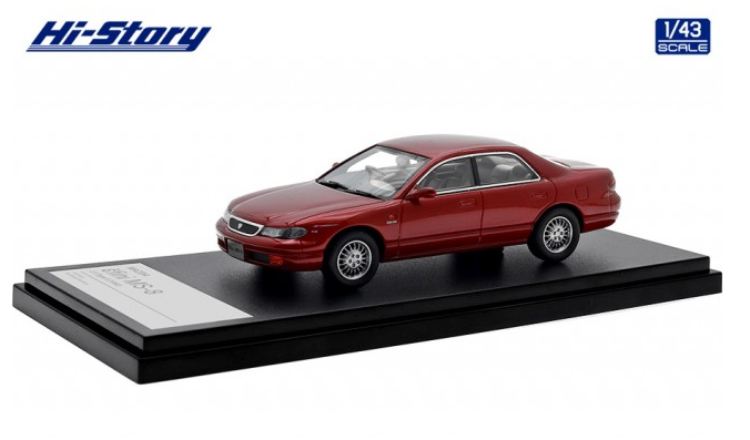 [ Back-order ] Hi-Story HS456RE 1:43 MAZDA ENFINI MS-8 2.5 Type X (1992) Passion Rose Mica Resin