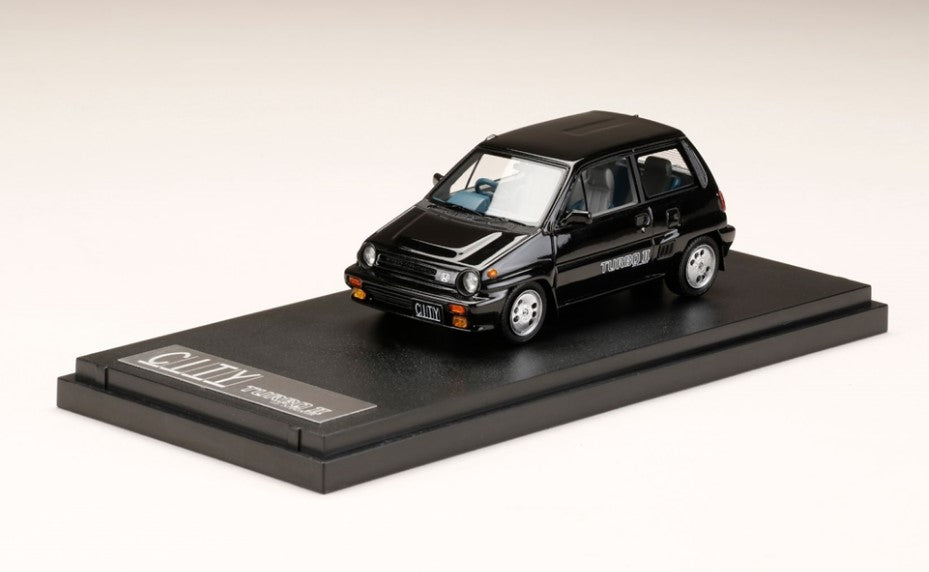 [ Back-order ] MARK43 PM43139ABK 1:43 Honda CITY TURBO II 1983 With Option Aluminum Wheel BLACK