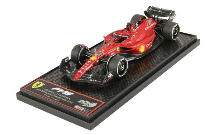 BBRC278A BBR 1:43 Ferrari F1-75 Australian GP Melbourne 2022 Charles Leclerc