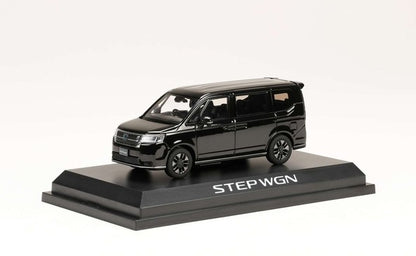 [ Back-order ] Hobby Japan HJ432004BK 1:43 Honda STEP WGN e:HEV SPADA Crystal Black Pearl