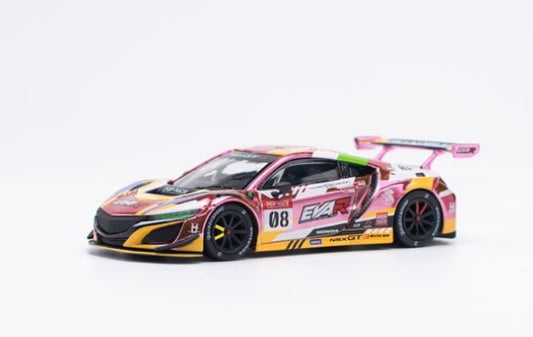 PR640109 POP RACE 1:64 Honda NSX GT3 EVO22 EVA RT PRODUCTION MODEL CUSTOM TYPE-08