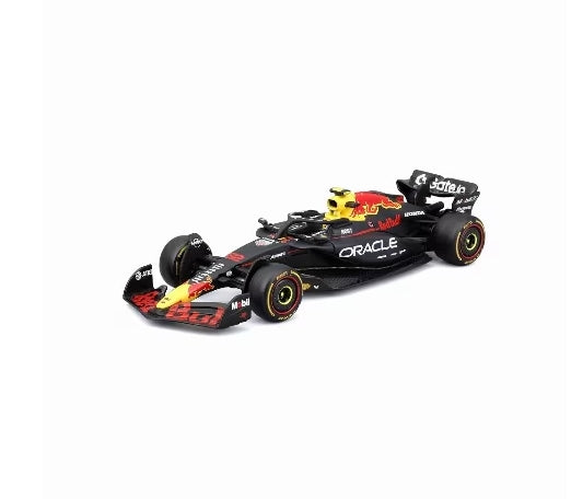 BUR38233T BBURAGO 1:43 Oracle Red Bull Racing RB21 2025 Bahrain GP #22 Yuki Tsunoda Window Box