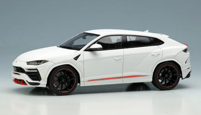 [ Back-order ] Make Up EIDOLON EM596D 1:43 Lamborghini Urus Graphite Capsule 2020 Bianco Monocellus (Matte White/Fluorescent Red Accent)