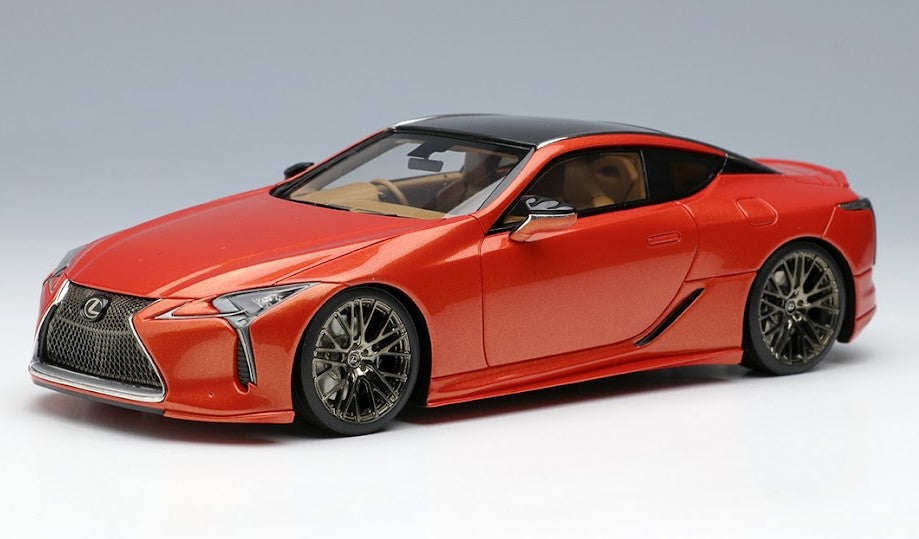 [ Back-order ] Make Up EIDOLON EM617D 1:43 Lexus LC500 TRD Aero Package Blazing Carnelian Contrast Layering