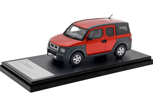 [ Back-order ] Hi-Story HS434OR 1:43 Honda ELEMENT (2003) Sunset Orange Pearl Resin