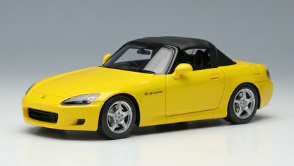 [ Back-order ] Make Up EIDOLON EM667D 1:43 Honda S2000 (AP1) 1999 Indy Yellow Pearl