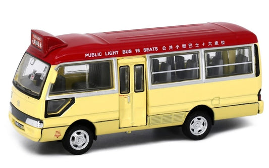 [ Back-order ] TINY ATC65497 1:76 Tiny City No.08 Toyota Coaster Mini Bus Red (Yuen Long) Diecast