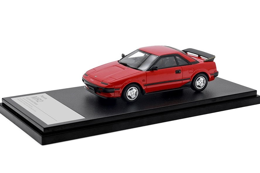 [ Back-order ] Hi-Story HS448RE 1:43 Toyota MR2 G-Limited (1984) Super Red II Resin