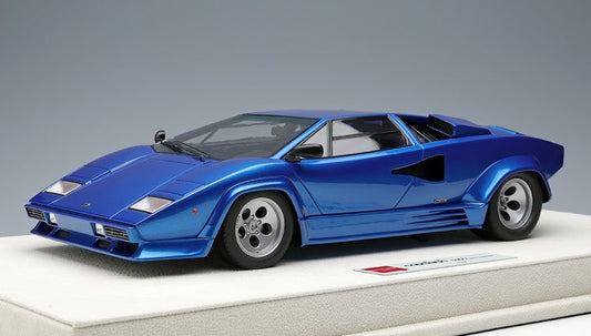 [ Back-order ] Make Up EIDOLON EML088C 1:18 Lamborghini Countach LP5000 QV 1988 Metallic Blue