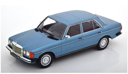 KKDC180355 KK scale 1:18 Mercedes 230E W123 1975 Light Blue Metallic