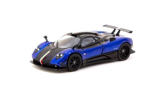 T64G-TL021-BL Tarmac Works 1:64 Pagani Zonda Cinque Blu Francia