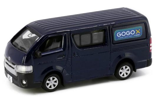 [ Back-order ] TINY ATC65268 1:64 Tiny City No.17 Toyota Hiace "GOGOX" Metallic Blue Diecast