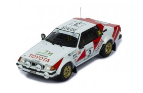 RAC400B IXO 1:43 Toyota Celica 2000GT 1982 Ivory Coast Rally #3 B.Waldegard / H.Thorszelius