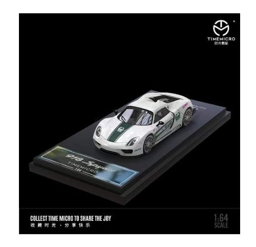 50222 TM Time Micro 1:64 Porsche 918 Dubai Police car