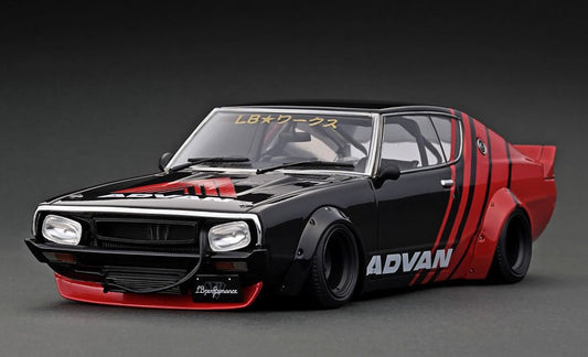 [ Back-order ] ignition model IG3215 1:18 LB-WORKS Kenmeri 2Dr Black/Red