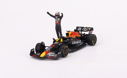 MGT00551-MJ TSM MINI-GT x Mijo 1:64 Oracle Red Bull RB18 2022 Winner #11 Monaco GP S.Perez Blister with figure