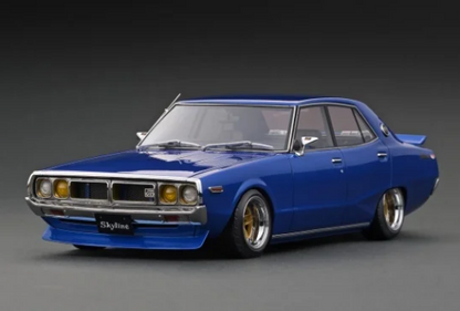 [ Back-order ] ignition model IG3272 1:18 Nissan Skyline 2000 GT-X (GC110) Blue Metallic